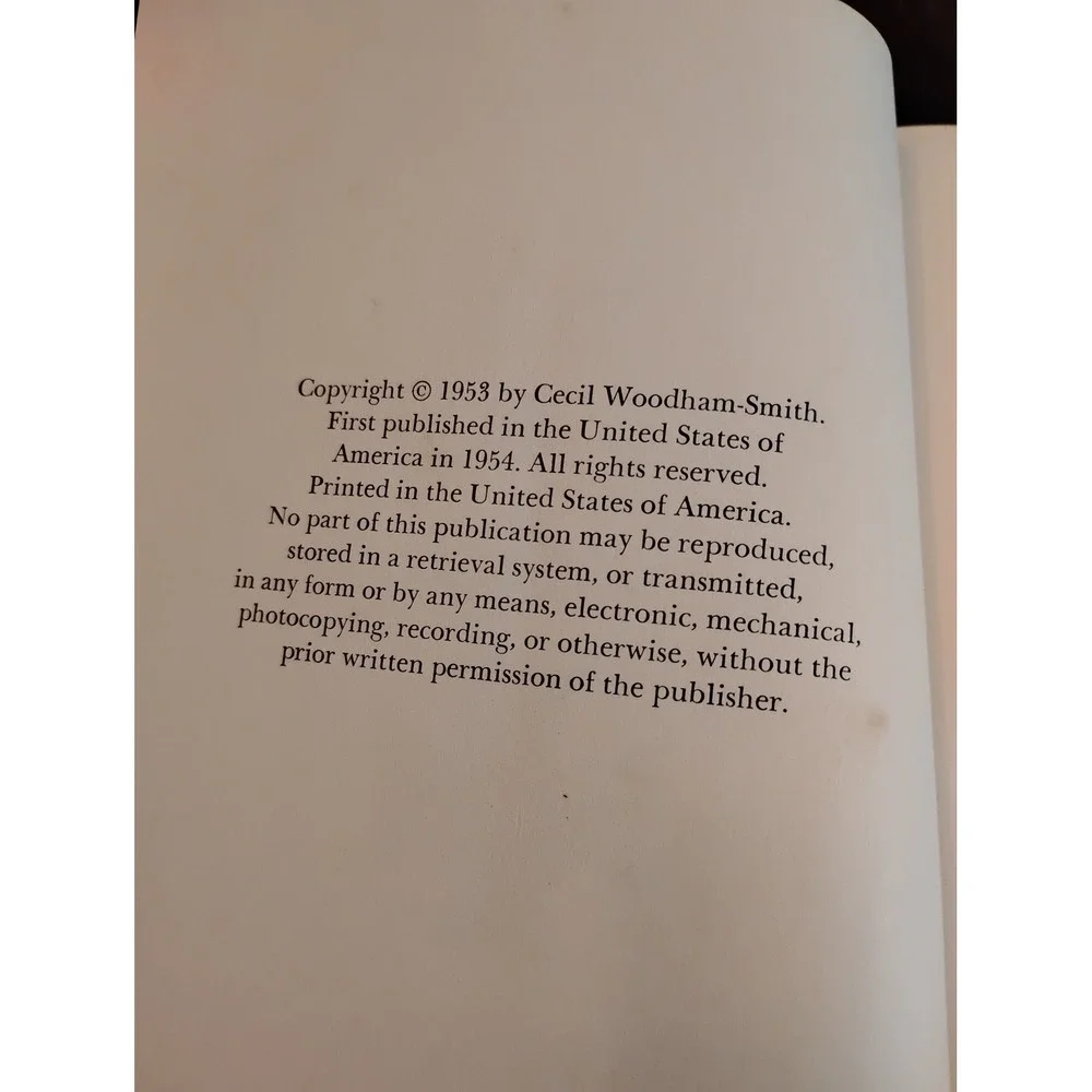 The Reason Why Cecil Woodham-Smith McGraw-Hill Hardcover History Book 1954
